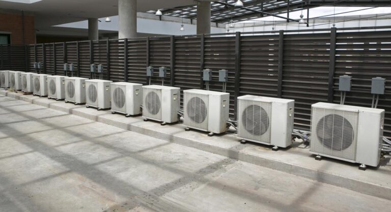 Multiple Air Conditioning Unit For A Commercial Property